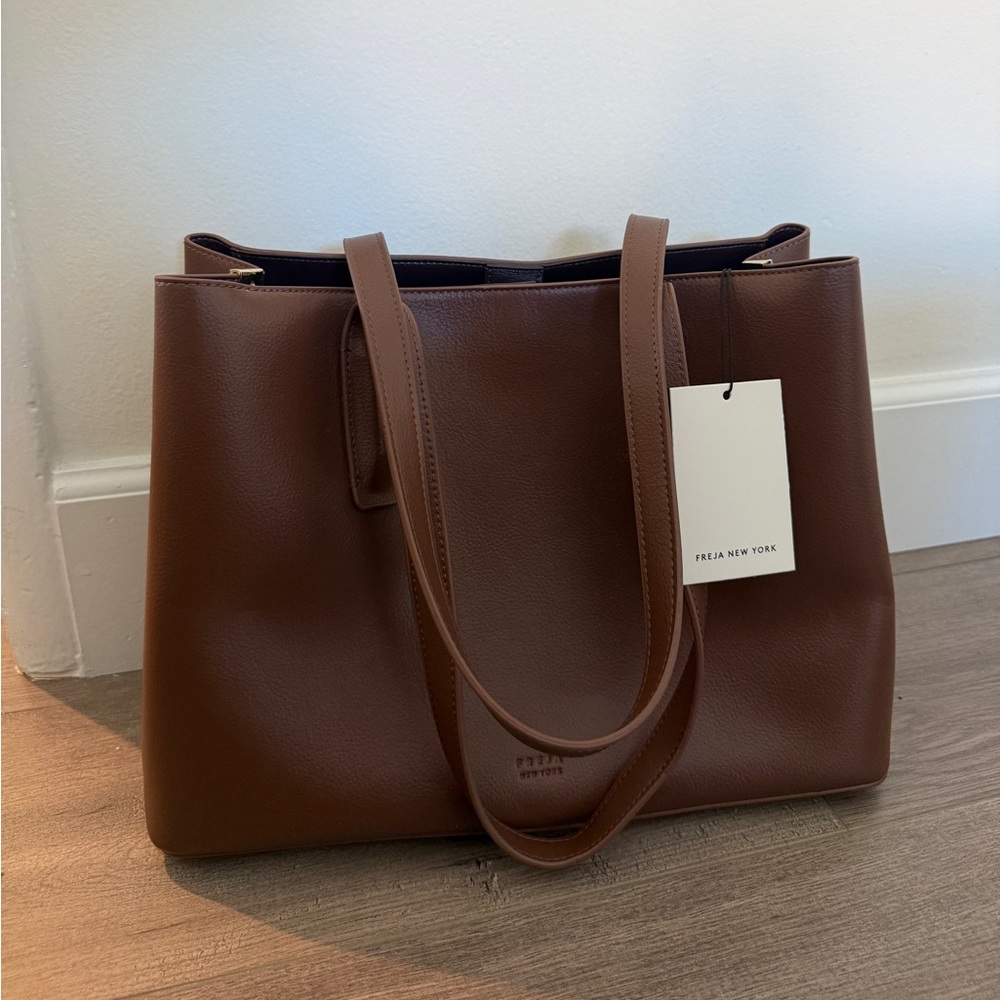 NWT Freja NYC Linnea tote brown